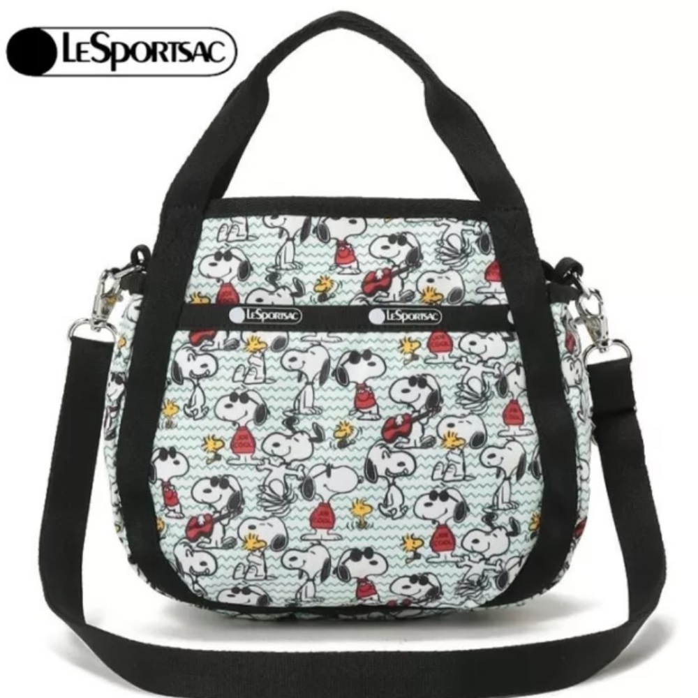 LeSportsac x PEANUTS Collabo Snoopy & Woodstock SMALL JENNI